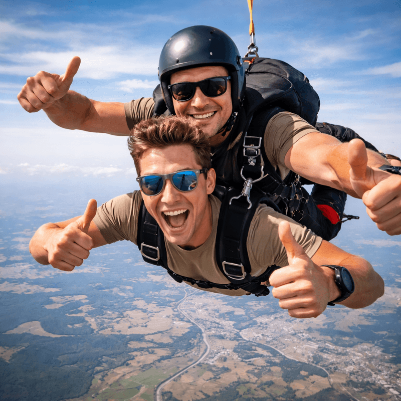 Saut en parachute pour votre EVG à Alpes | Enterrement de vie de garçon